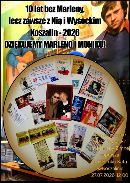 „10 lat bez Marleny, lecz zawsze z nią i Wysockim”. Wyjątkowe spotkanie w Koszalinie