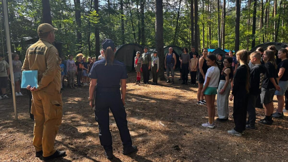 11:26 Policja i straż pożarna sprawdziły bezpieczeństwo harcerskich obozów w powiecie wałeckim
