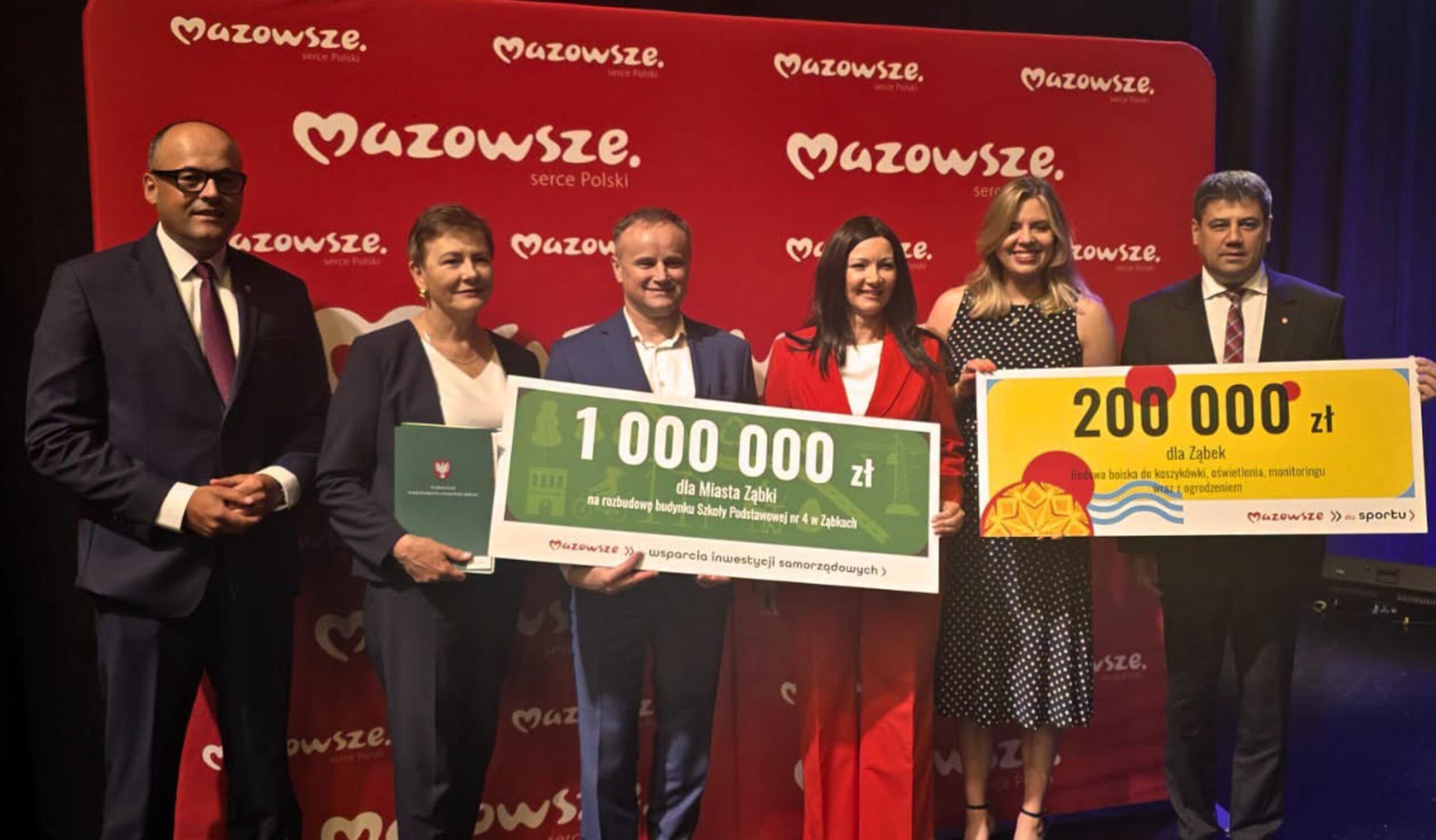 1,2 mln zł dla Ząbek – pieniądze trafią do szkoły i na nowe boisko