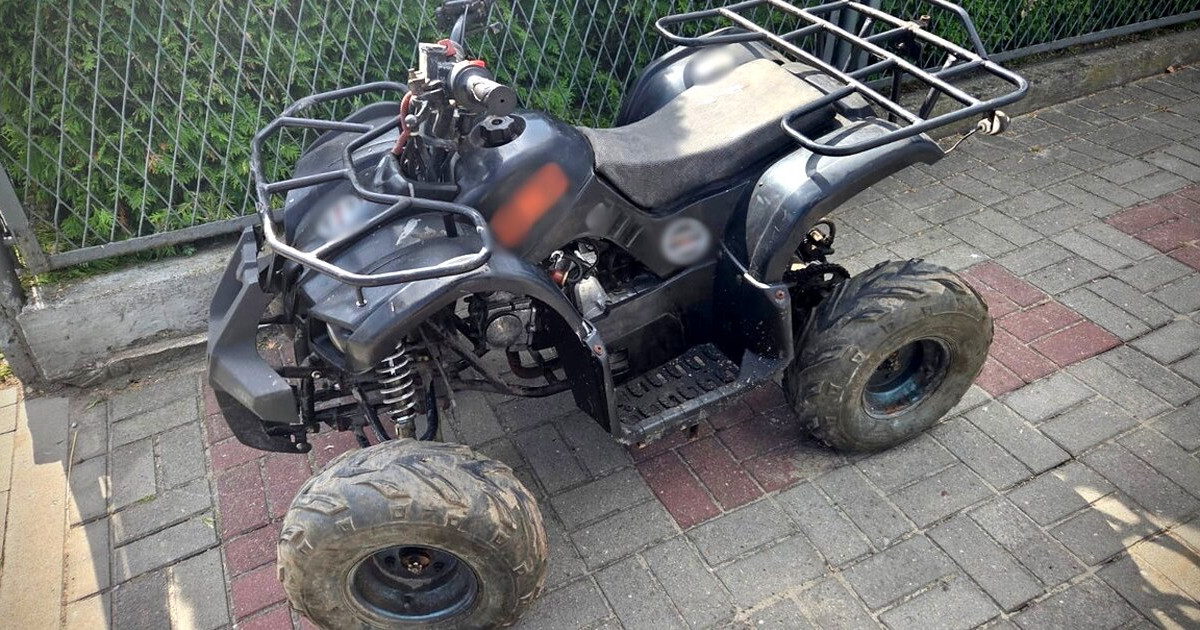 •12:22 Osiek nad Notecią: Jechał quadem bez kasku, tablic, na zakazie i po alkoholu