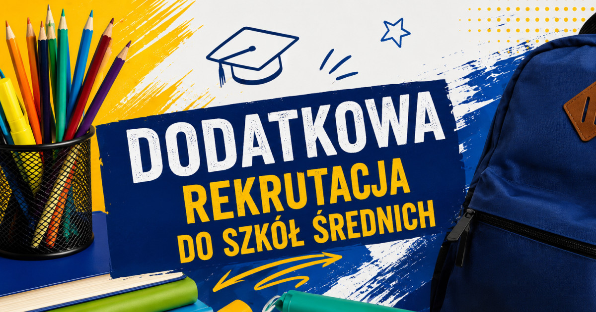 12:50 | WAŻNE Są jeszcze wolne miejsca w szkołach średnich