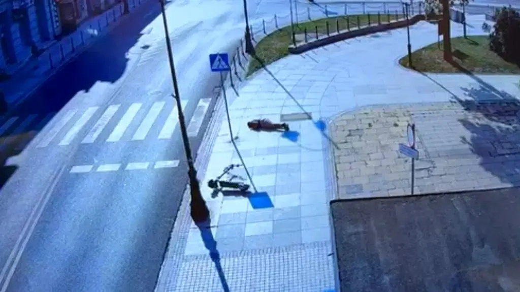 Niebezpieczne zdarzenie w Piotrkowie Trybunalskim