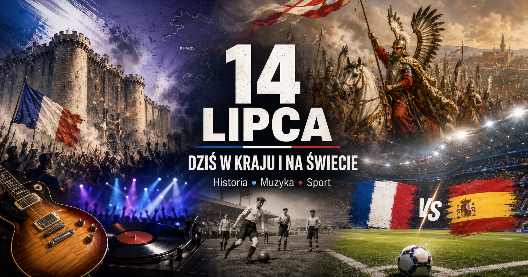 14 lipca – od zdobycia Bastylii po mundialowy półfinał. Dziś historia znów spotyka się ze współczesnością