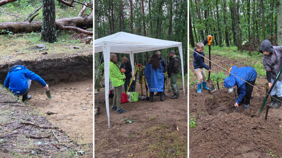 14:02 Jak wygląda praca archeologa? Warsztaty na stanowisku w Rekowie przyciągnęły pasjonatów historii