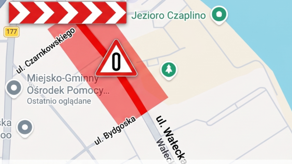 15 lipca 2026, 08:18 REGION Utrudnienia dla kierowców i pieszych w Czaplinku. Przez kilka godzin zamknięta dla ruchu będzie ulica Wałecka