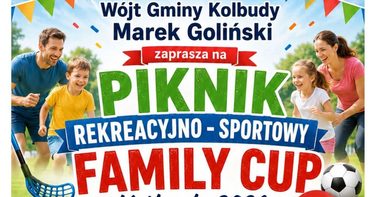 •15 lipca Rodzinna i sportowa sobota w Kolbudach. Zapraszamy na Family Cup 2026