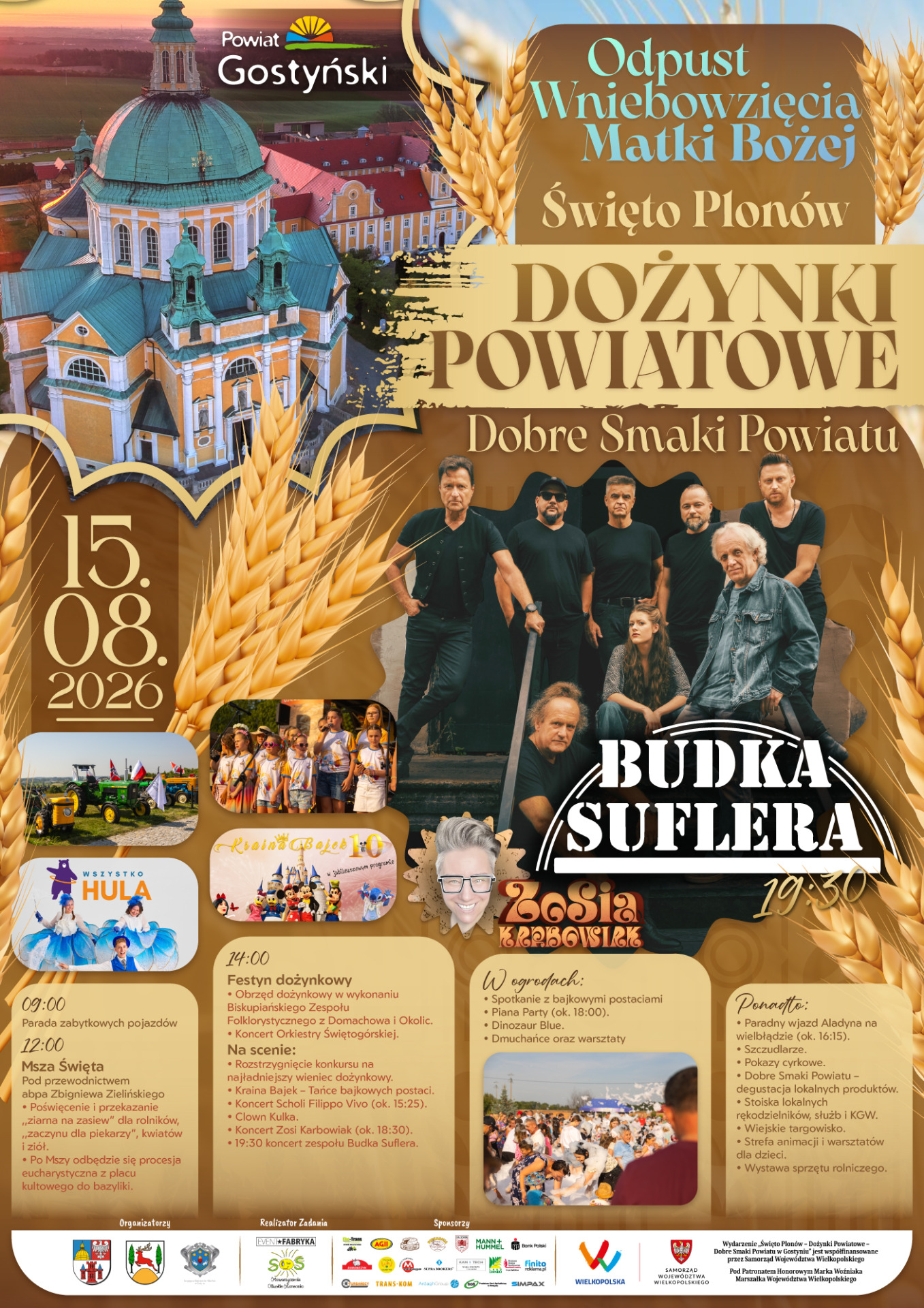 plakat promujący dożynki powiatowe