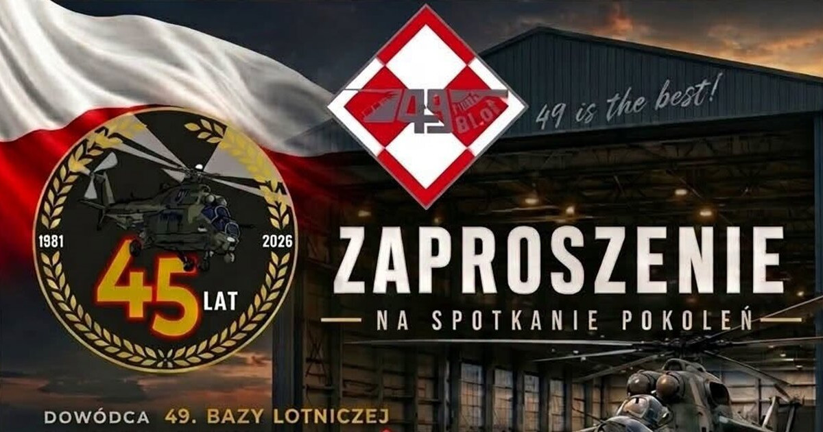 •17:23 45 lat Mi-24 - spotkanie pokoleń w 49. Bazie Lotniczej