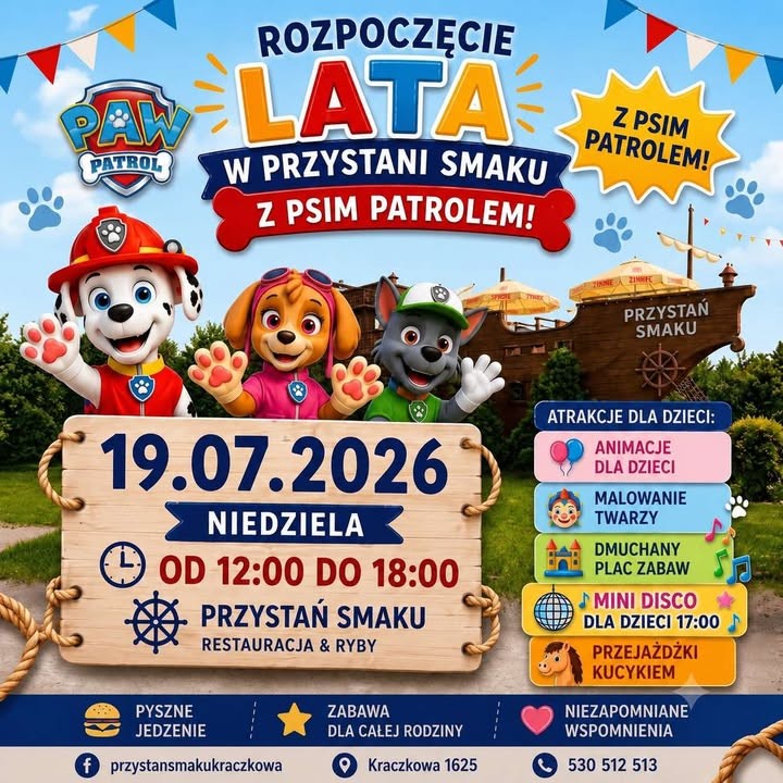 19.07 niedzielaRozpoczęcie Lata w Przystani Smaku