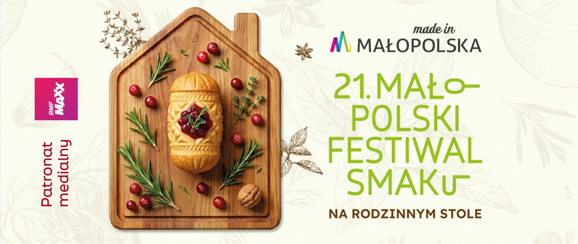 Marszałek Województwa Małopolskiego zaprasza na 21. Małopolski Festiwal Smaku