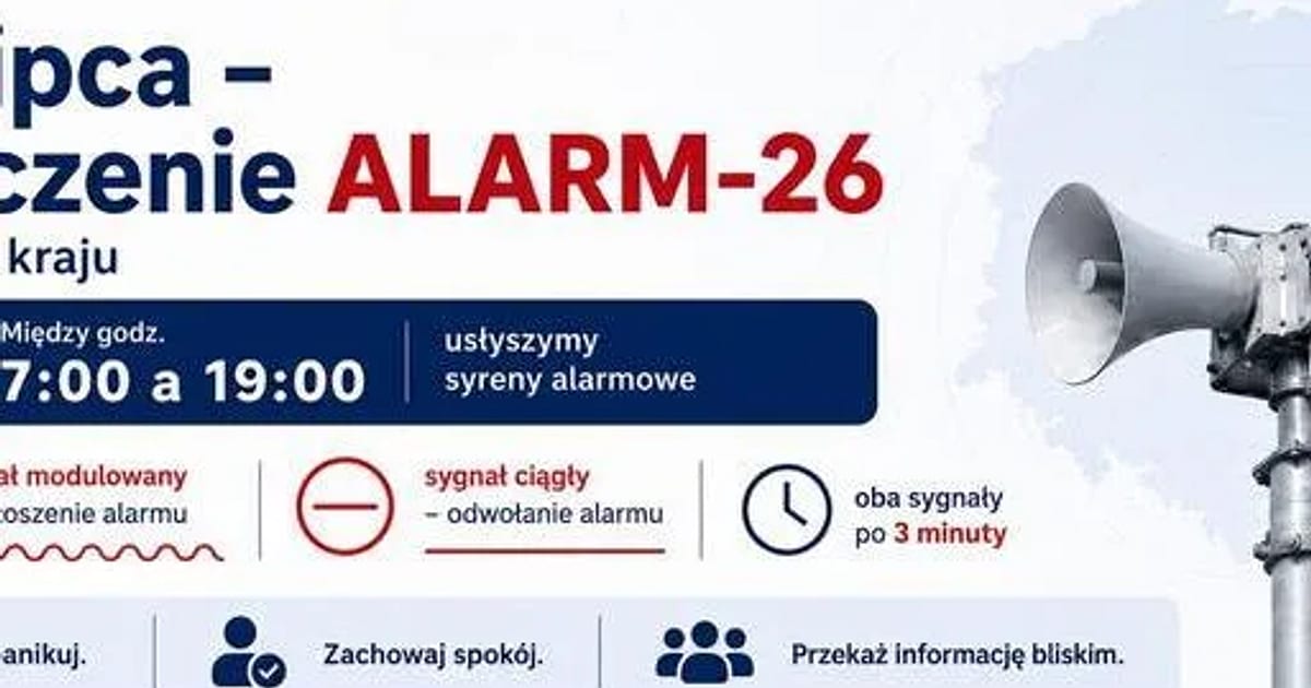21 lipca syreny mogą zabrzmieć w Krokowej. To będzie tylko test