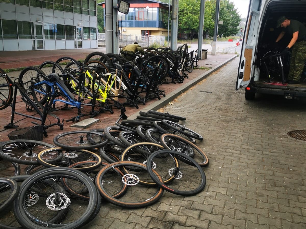 23-letni Niemiec zatrzymany na granicy w Świecku. Przewoził kradzione rowery (foto)