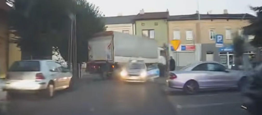 24-latek uciekał ciężarówką z niebezpiecznym ładunkiem. Są zarzuty