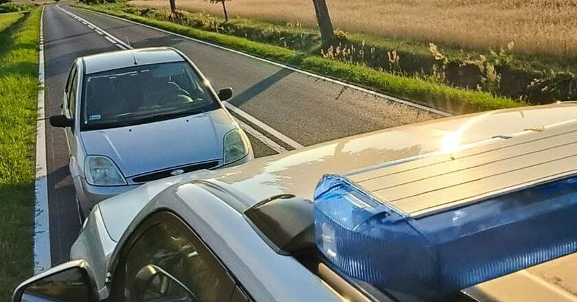 2,5 promila i brak prawa jazdy od kilkunastu lat – tak jechał 65-latek