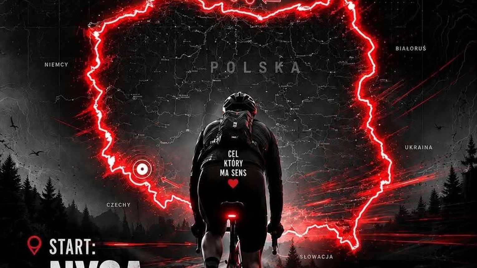 3200 kilometrów dla Zuzi. Wojciech rowerem dookoła Polski – dziś dotrze do Suwałk