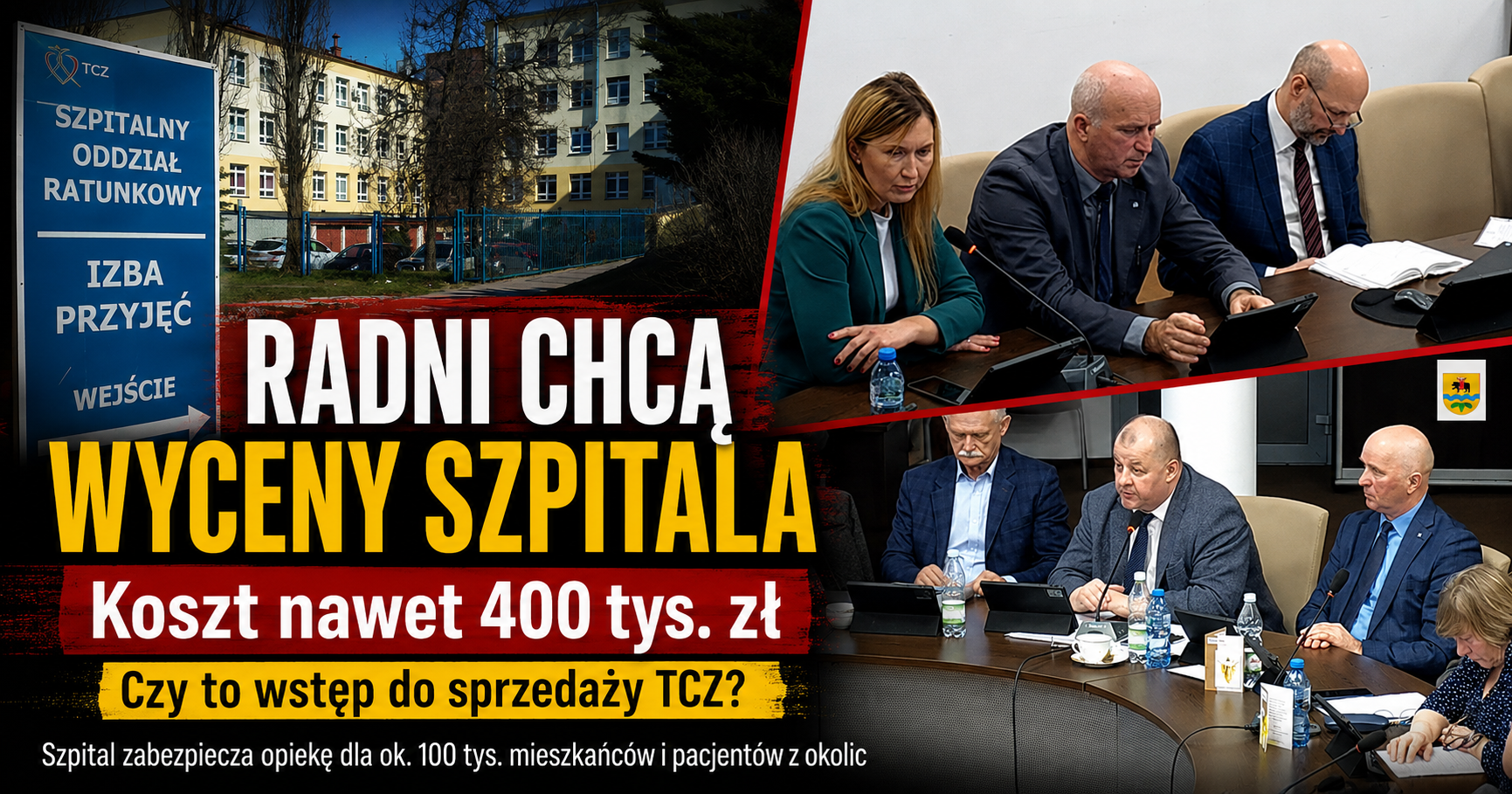 400 tysięcy złotych za otwarcie drzwi do sprzedaży szpitala. Jedenastu radnych powiedziało „tak”