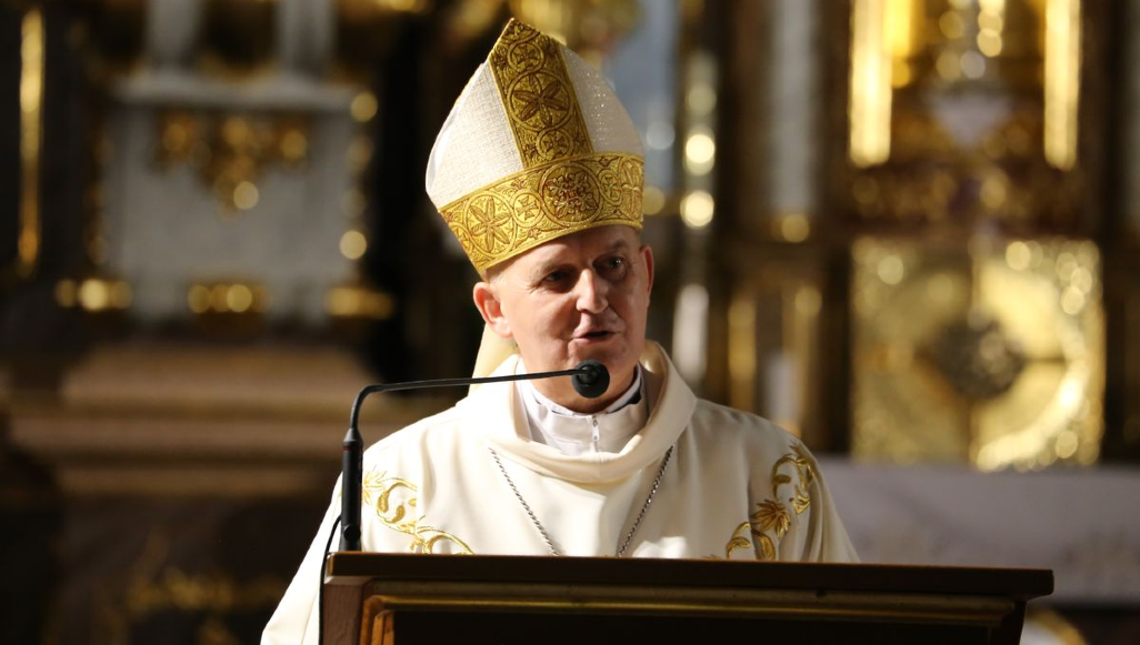 46.PPP: Biskup Grzegorz Suchodolski spotkał się z pielgrzymami w Woli Gułowskiej