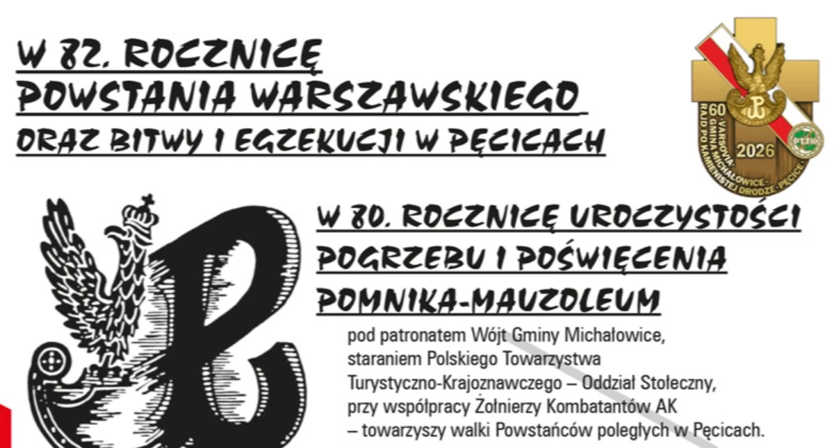 60. Rajd po Kamienistej Drodze - Pęcice 2026