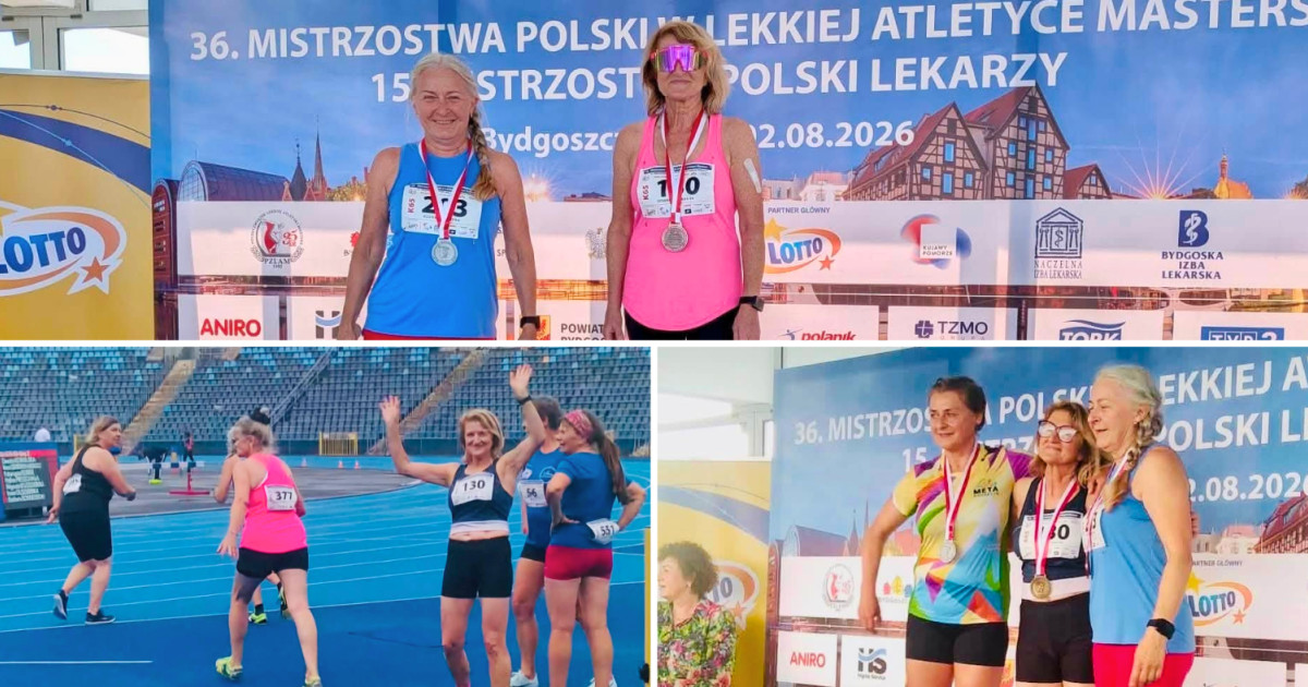 65-letnia włocławianka mistrzynią Polski! Zdobyła cztery złote medale