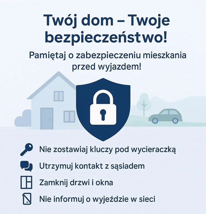 7 lipca 2026Kilka minut przed urlopem może przesądzić o bezpieczeństwie domu