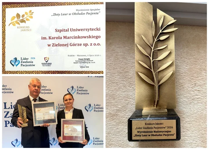 8 lipca 2026Szpital w Zielonej Górze z nowym wyróżnieniem po teście tajemniczego klienta