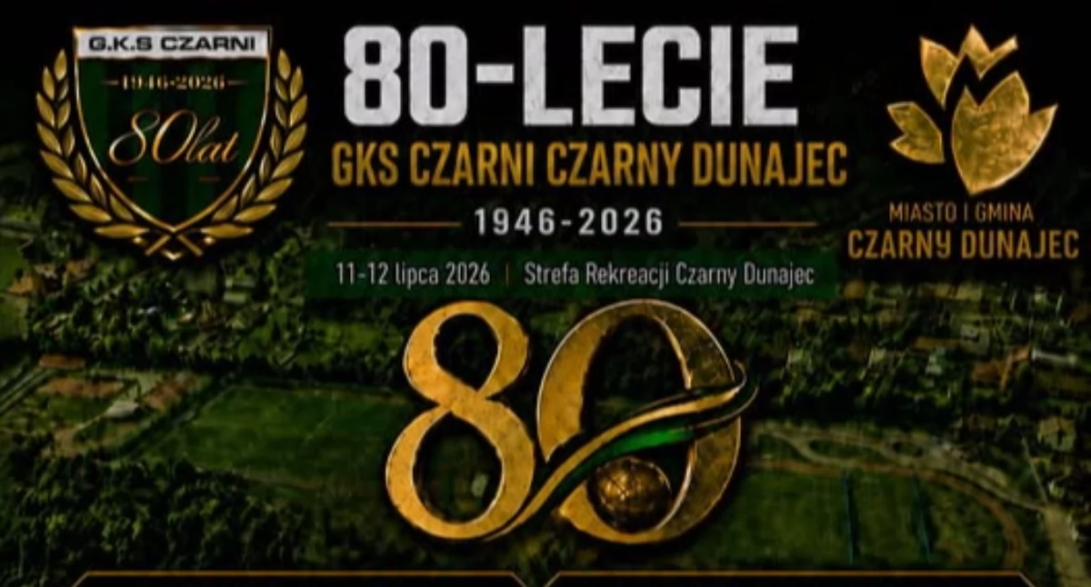 80 lat GKS-u Czarni Czarny Dunajec. Jubileusz zwieńczy mecz legend i koncerty