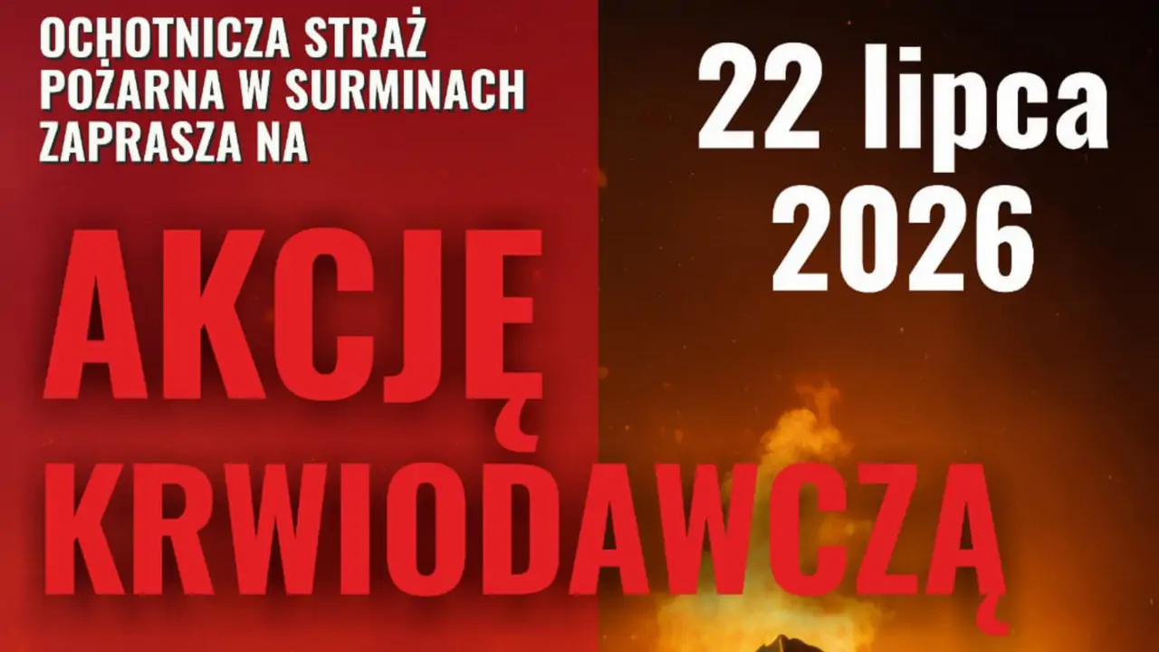 Akcja krwiodawcza w Baniach Mazurskich - zmiana miejsca