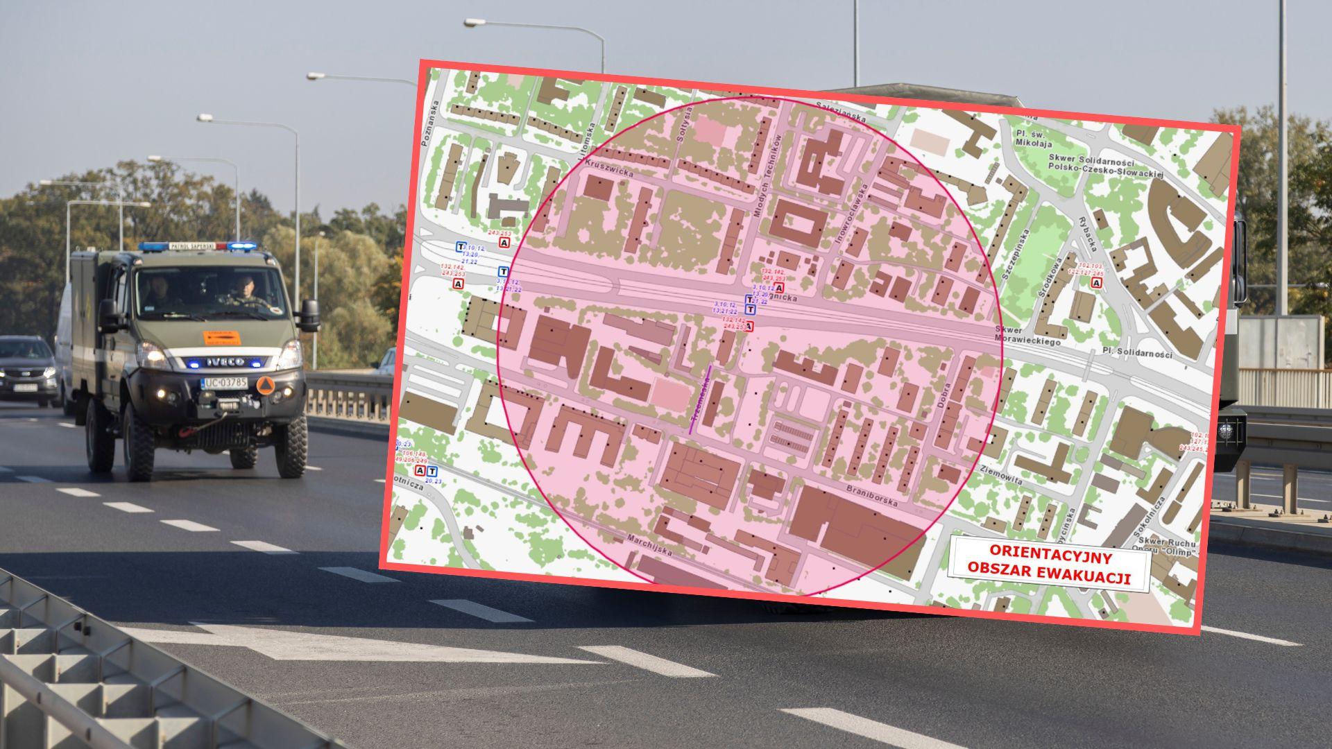 AKCJA SŁUŻB WE WROCŁAWIU Pilna ewakuacja we Wrocławiu! 3000 osób musi opuścić domy