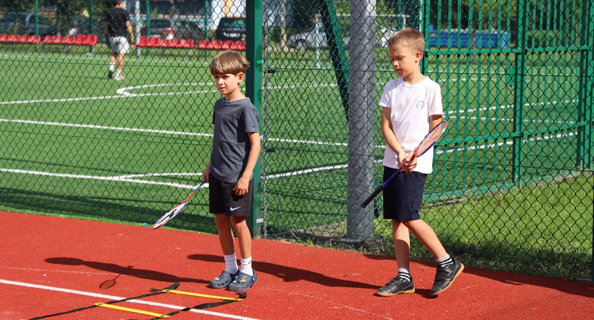Aktywny Orlik 2026. W Łowiczu grają w badmintona pod okiem doświadczonych zawodników (foto, film)