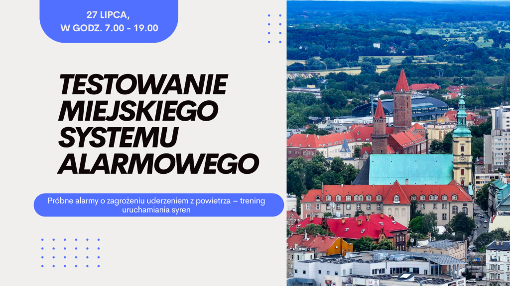 Alarmowy trening syren ostrzegawczych