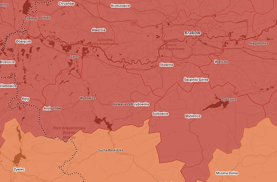 Albo piekielny upał, albo burze i wichury. Nowe alerty pogodowe dla powiatu wadowickiego