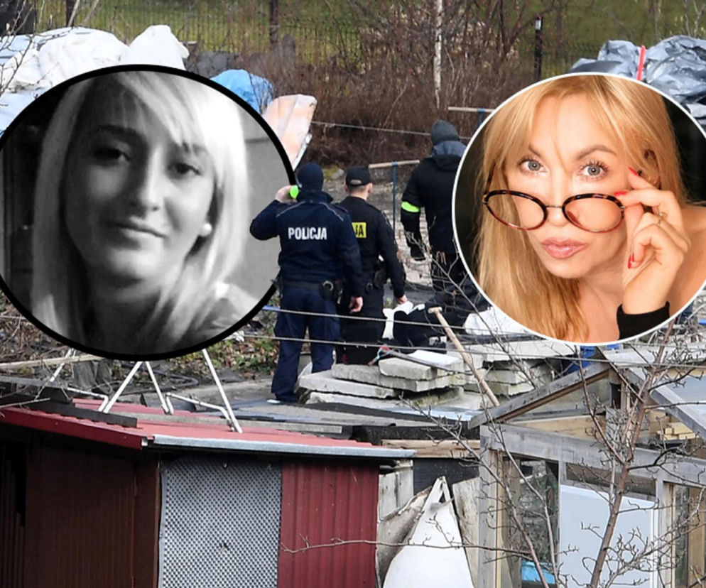 Policjanci na terenie działek. Na miniaturach Iwona Wieczorek i Aldona Błaszczyk-Szostak. Czytaj w Eska Trójmiasto.