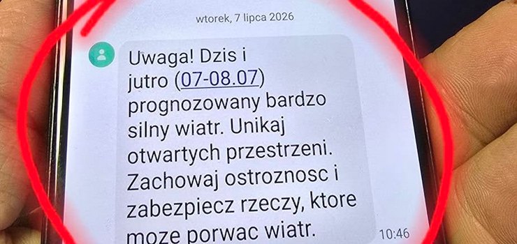 Alert IMGW dla Elbląga. Lepiej zabezpieczyć balkony i auta