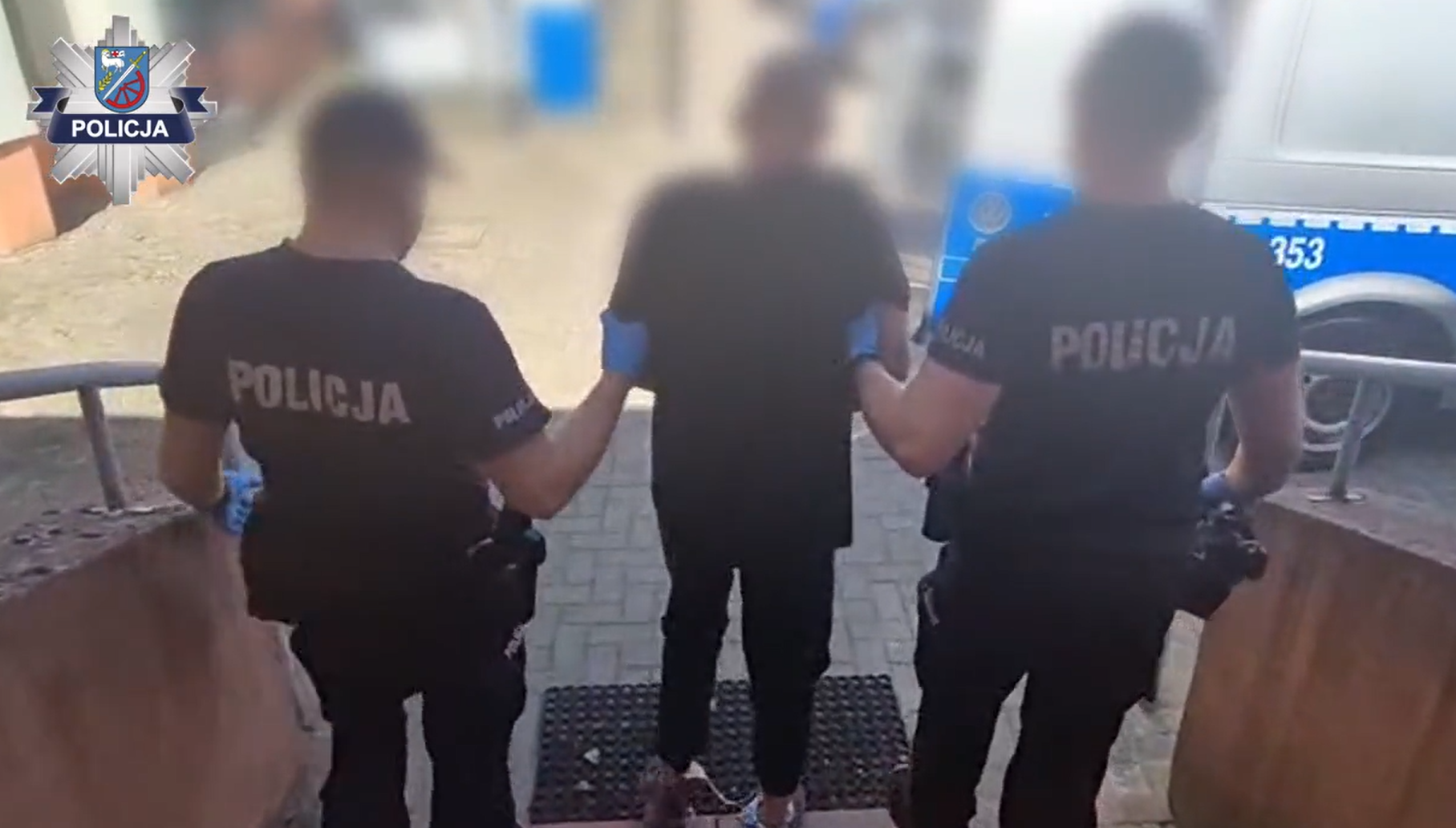 Areszt dla brata zabitego mężczyzny. FILM