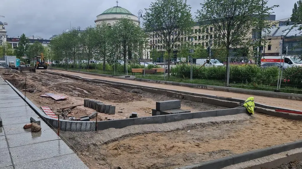 Dawny parking będzie zielonym skwerem