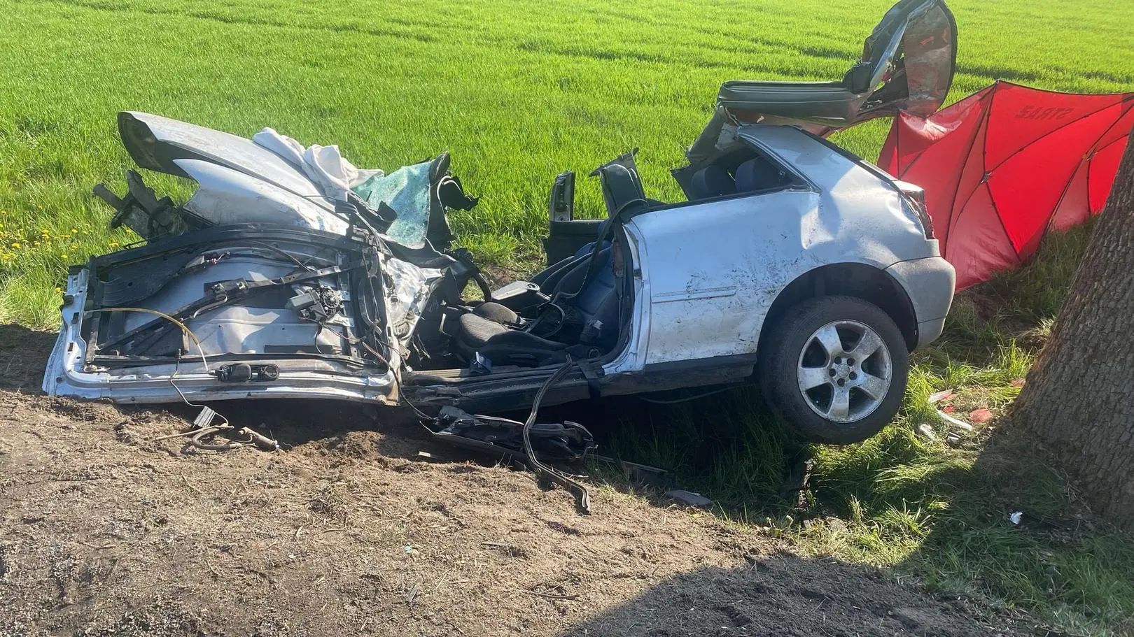 Auto uderzyło dachem w drzewo, dwaj 18-latkowie zginęli. Koniec śledztwa