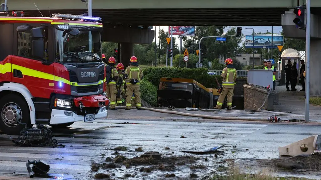 Wypadek w Warszawie