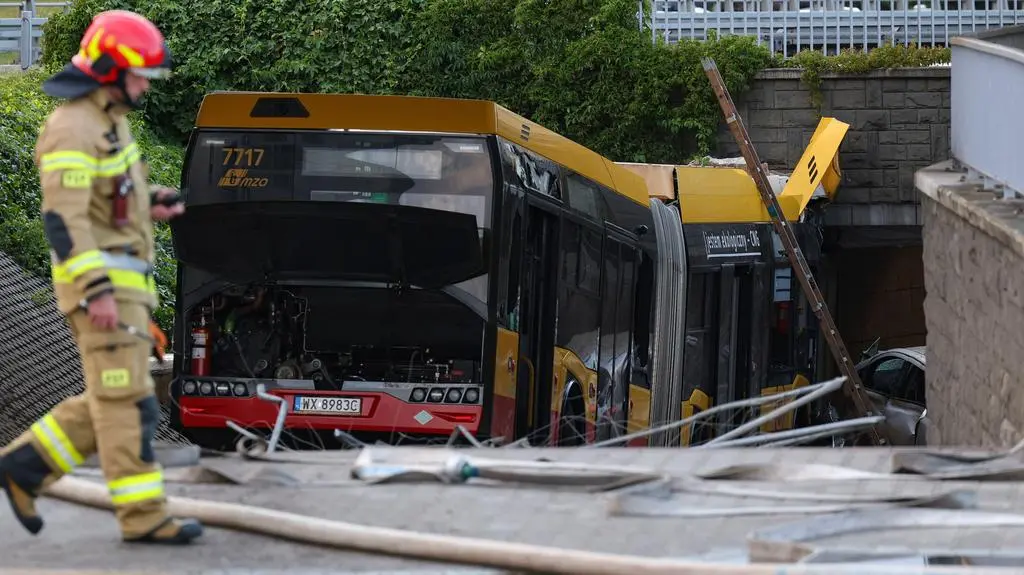 Wypadek w Warszawie