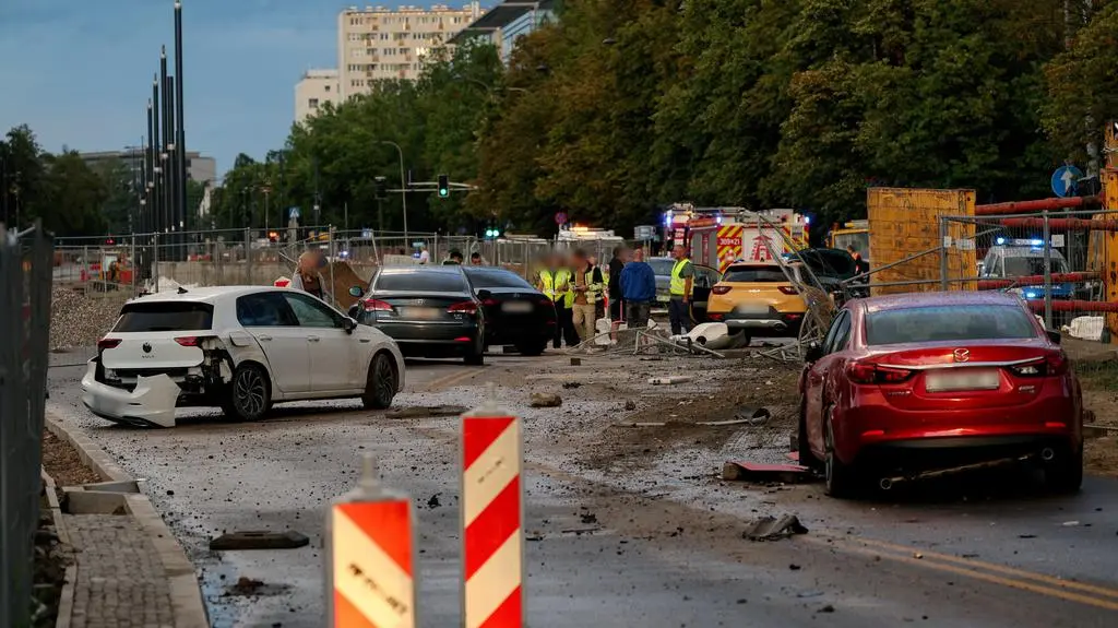 Wypadek w Warszawie