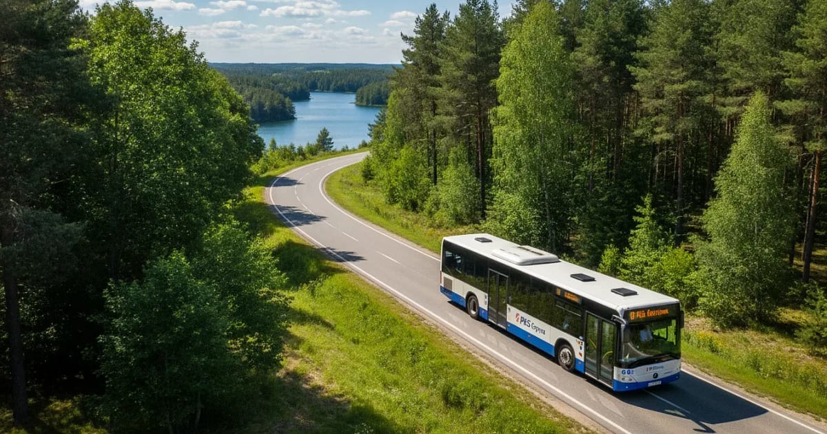 Autobusem nad jeziora: Z Gdańska do Kartuz w 50 minut