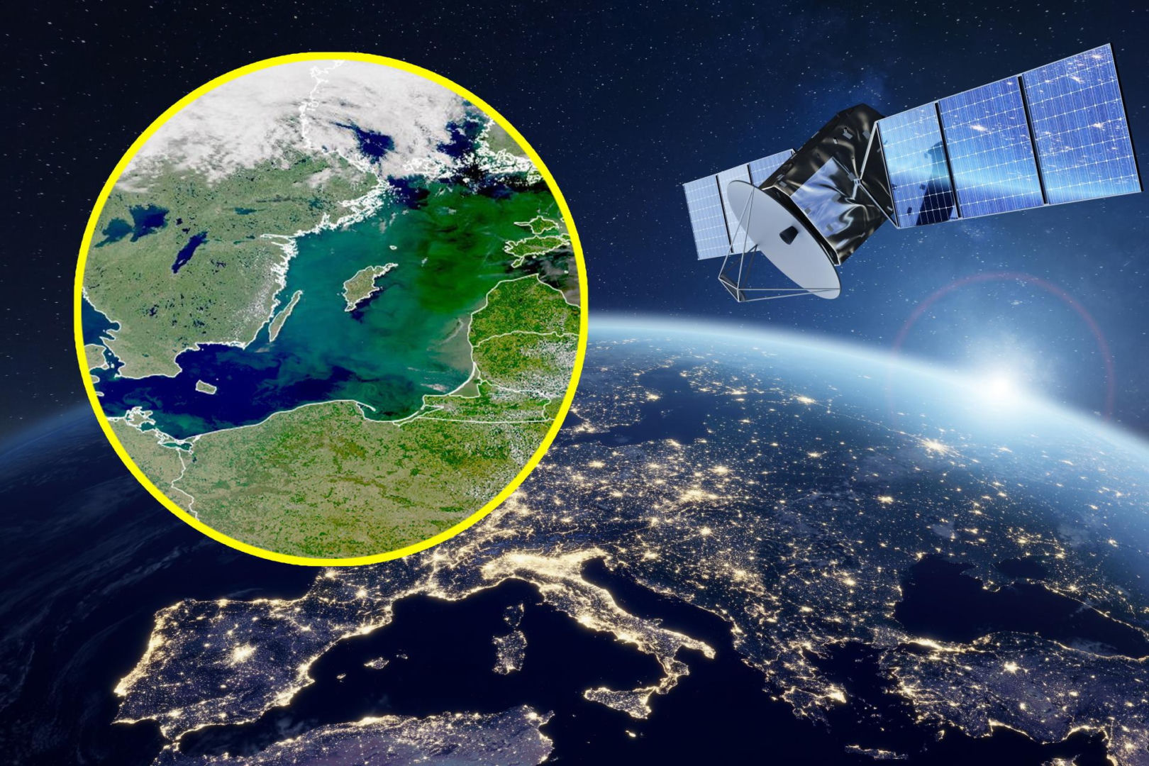 Bałtyk pokrył się zielonymi plamami. Satelity uchwyciły groźne zjawisko