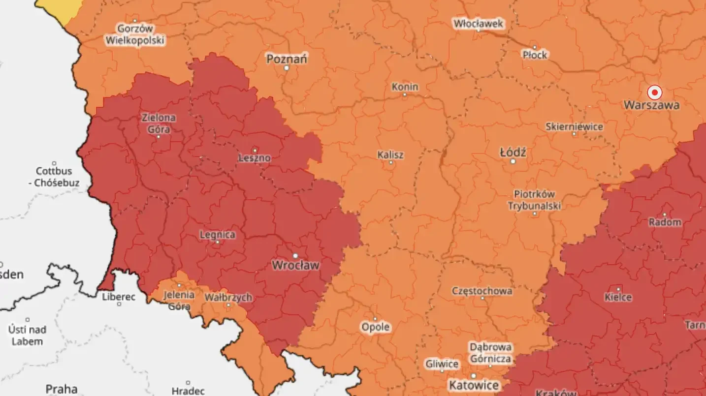 Będzie solidnie grzmiało. Jest ostrzeżenie drugiego stopnia