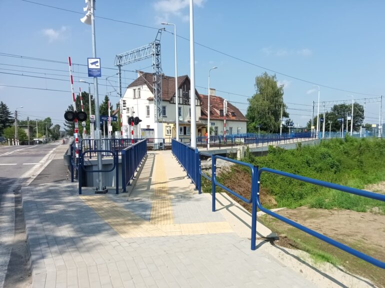 Bezpieczniej na stacji kolejowej w Olzie