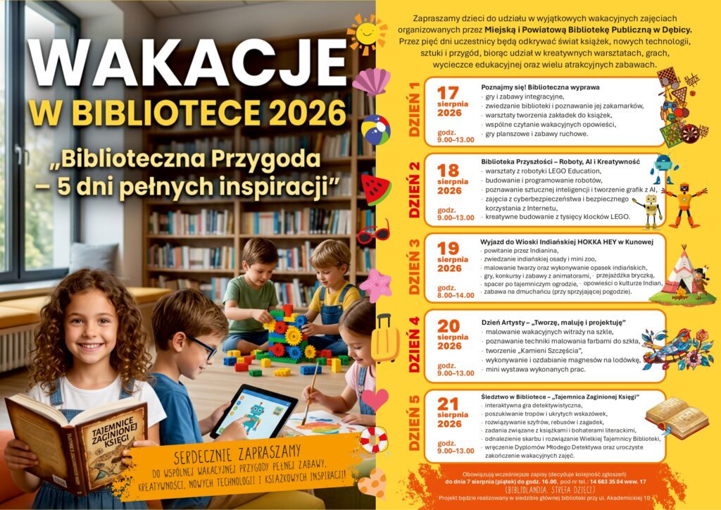 „Biblioteczna Przygoda – 5 dni pełnych inspiracji”