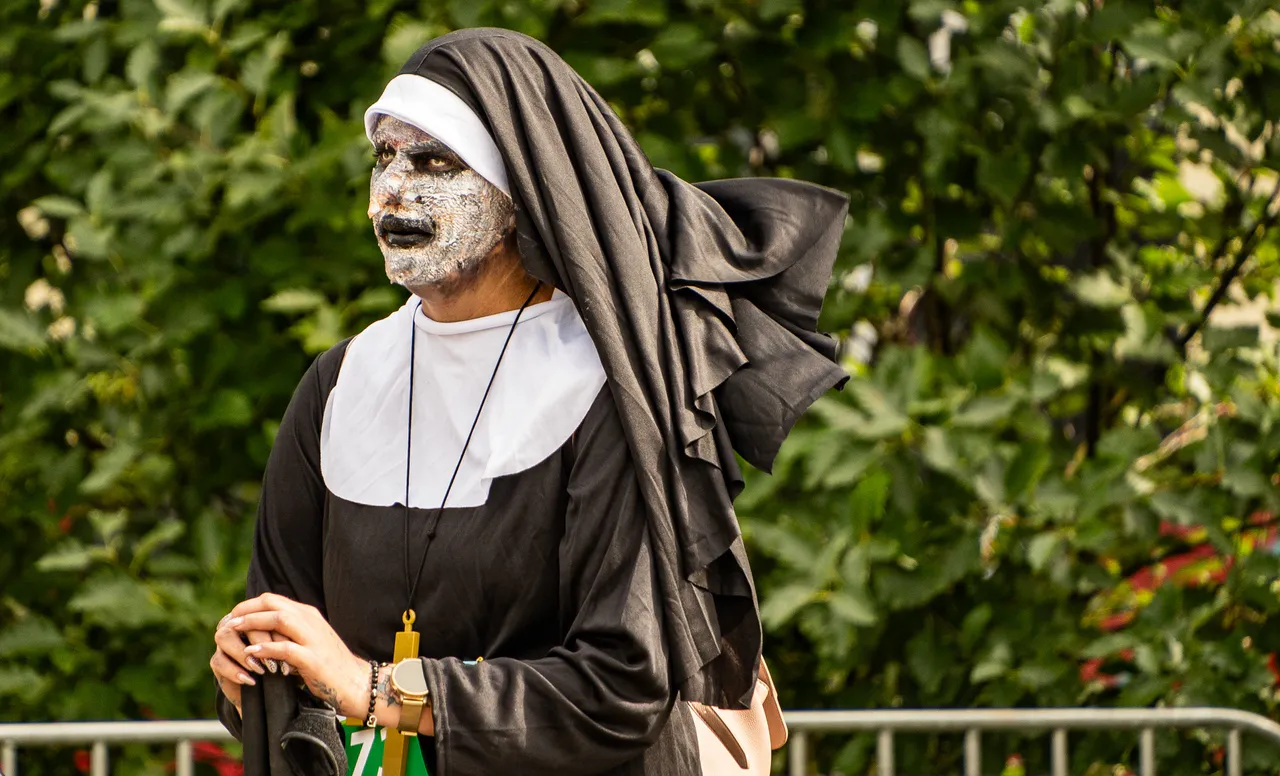 Bieg Filmowy w Wałczu – uczestniczka jako zakonnica