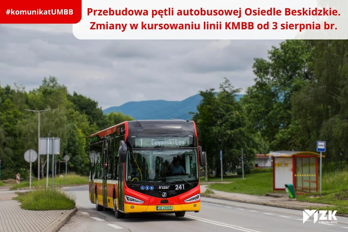 Bielsko-Biała: Pętla Osiedle Beskidzkie zamknięta od 3 sierpnia na cztery miesiące