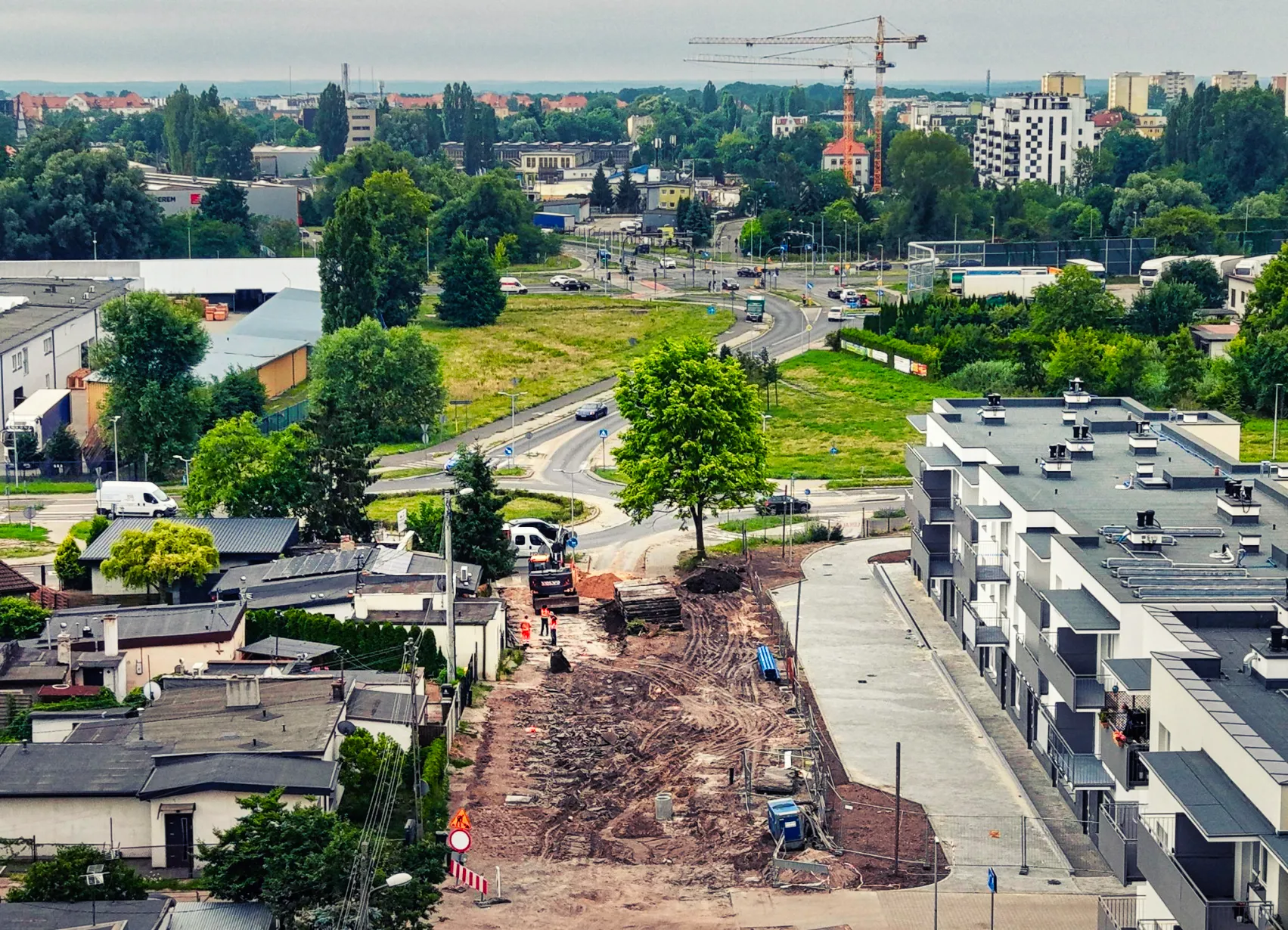 Budowa ulicy Batorego w Toruniu. Na jakim etapie są prace?