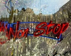 Bytom: Neon Non Stop z Chorzowa zaświecił w witrynie przy ul. Piłsudskiego