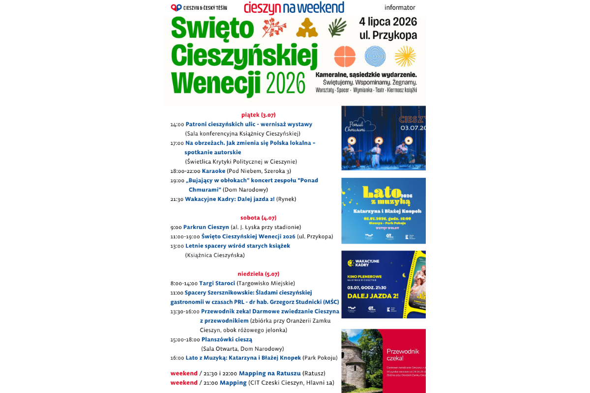 Cieszyn: Weekendowe atrakcje w regionie