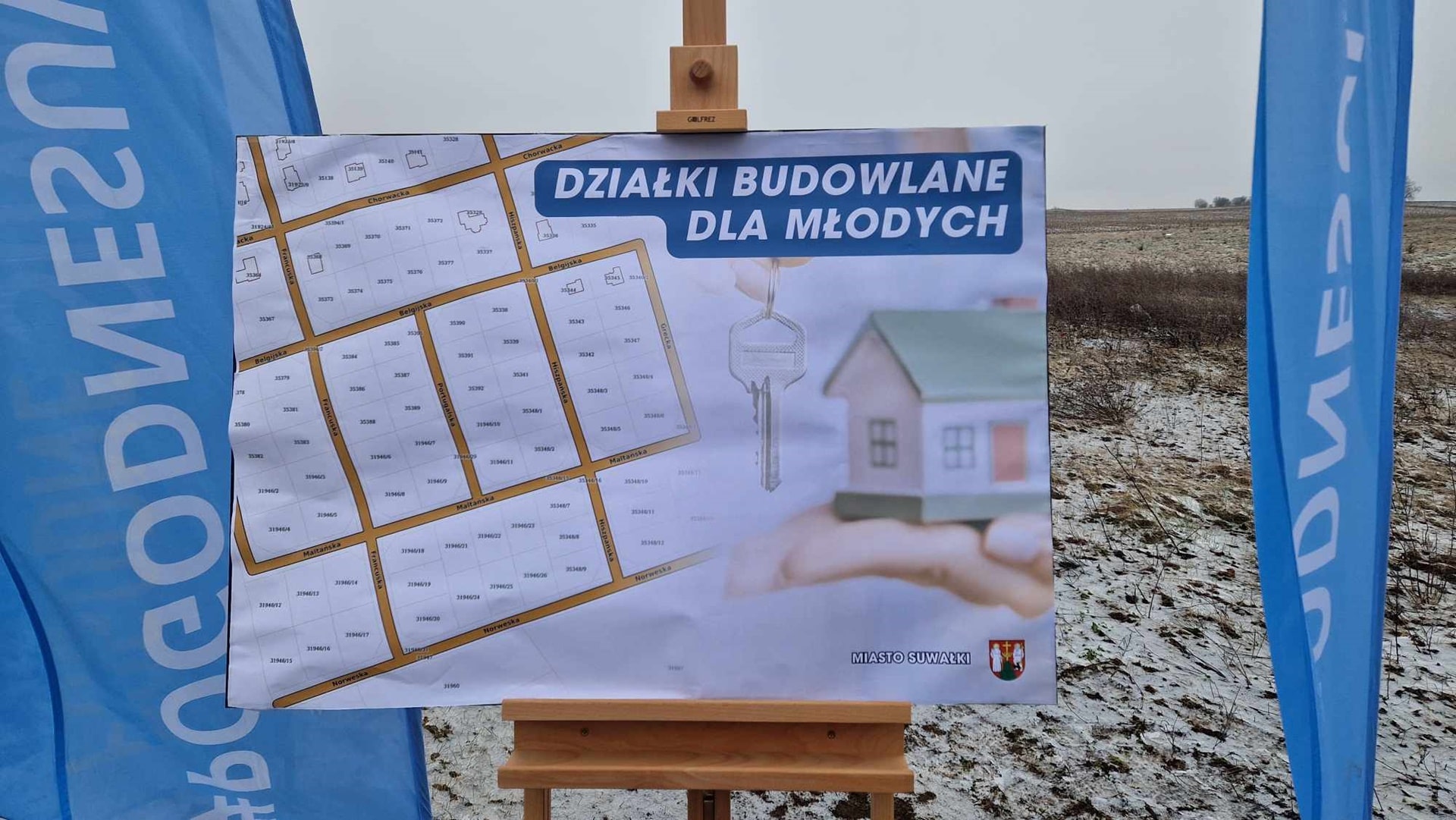 Coraz więcej chętnych na Działki dla Młodych w Suwałkach. Kolejne idą pod młotek